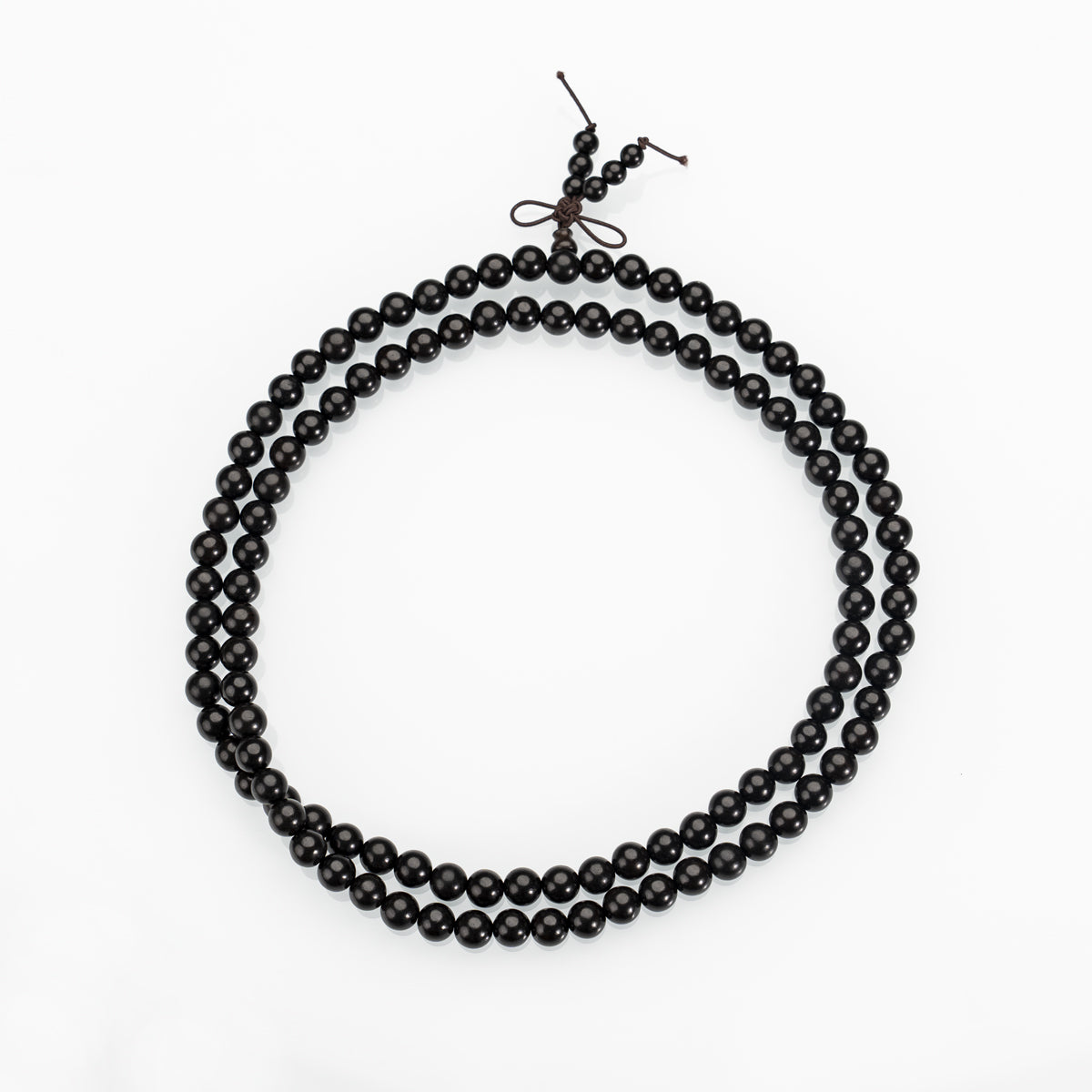 Zitan Rosewood 108 Bead Mala: Handcrafted Prayer Beads