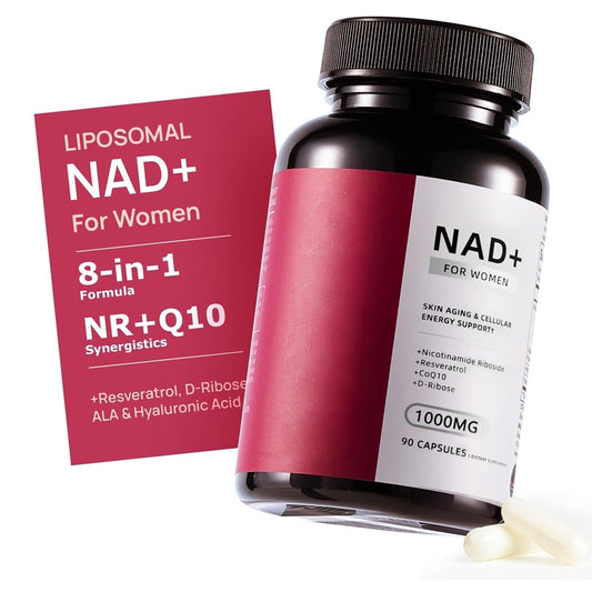 Selerb NAD+  Supplement for Women  - NR-Nicotinamide Riboside, Trans-Resveratrol, CoQ10, D-Ribose - 90 Capsules
