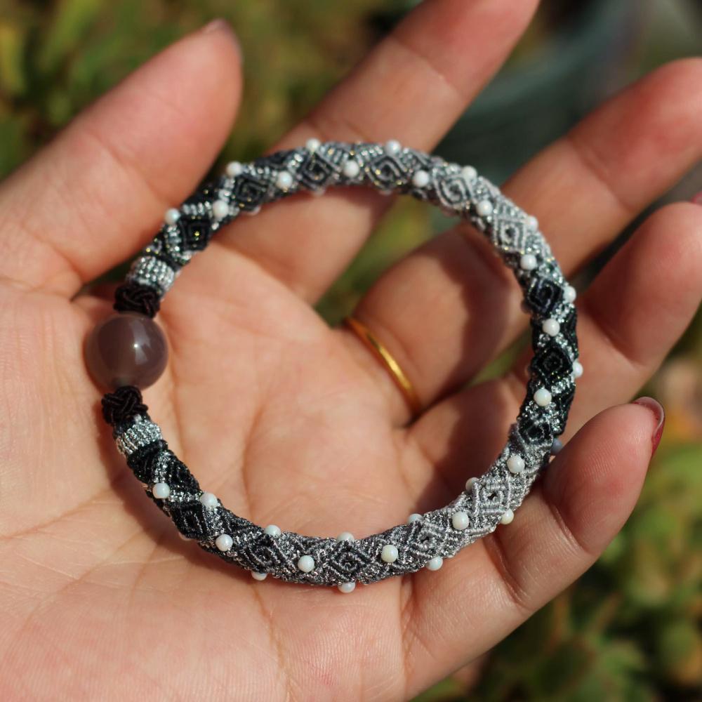 Meander Pattern Bracelet DIY Kit — Make Your Own Woven Bracelet
