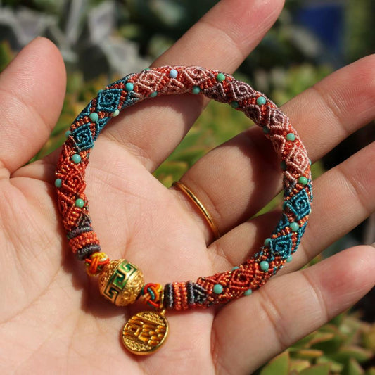 Meander Pattern Bracelet DIY Kit — Make Your Own Woven Bracelet