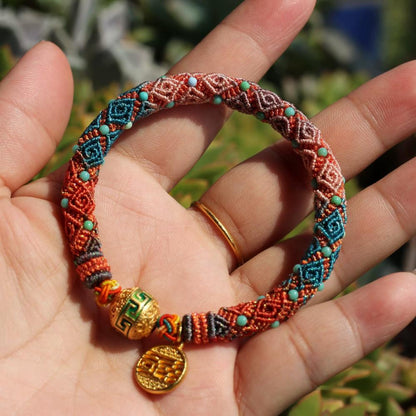 Meander Pattern Bracelet DIY Kit — Make Your Own Woven Bracelet