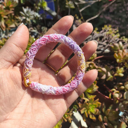 Meander Pattern Bracelet DIY Kit — Make Your Own Woven Bracelet