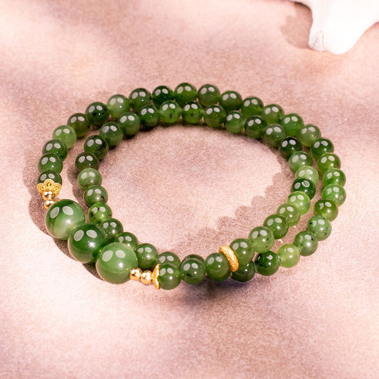 The Evergreen Path Centered and Clear Jade for encourage prosperity