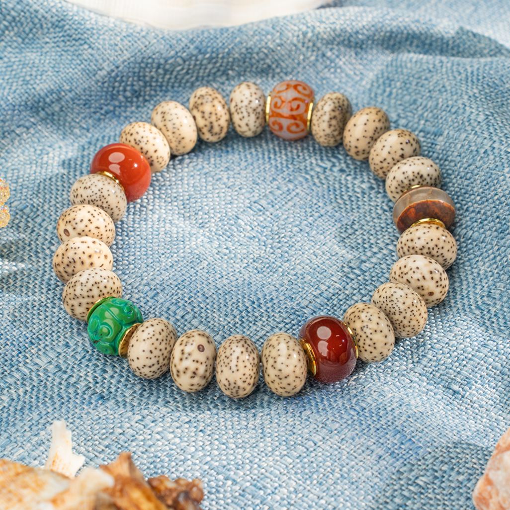 Agate Bracelet Quiet Shield Agate for bring protection