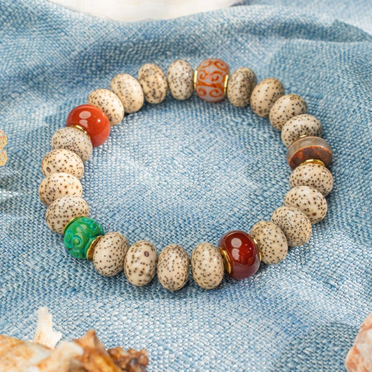 Agate Bracelet Quiet Shield Agate for bring protection