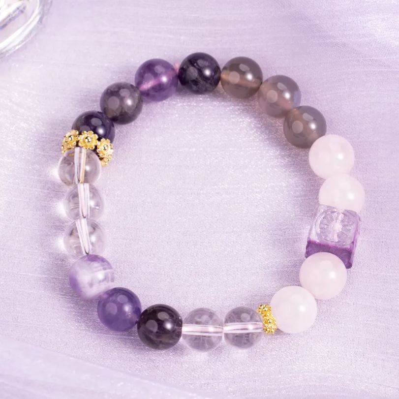 Focused Flow A Crystal Bracelet Crystal for attract luck