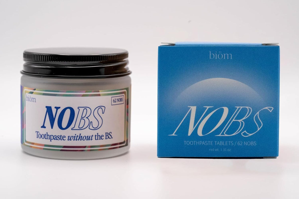 NOBS Toothpaste Tablets - Nano Hydroxyapatite, Flouride (1 Month)