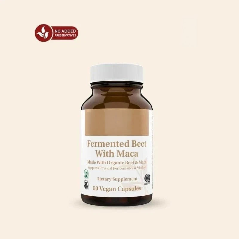 Fermented Beet with Maca by PRSPR Wellness - 60 Vegan Organic Capsules