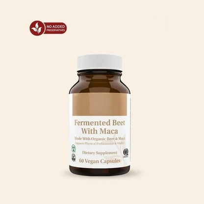 Fermented Beet with Maca by PRSPR Wellness - 60 Vegan Organic Capsules