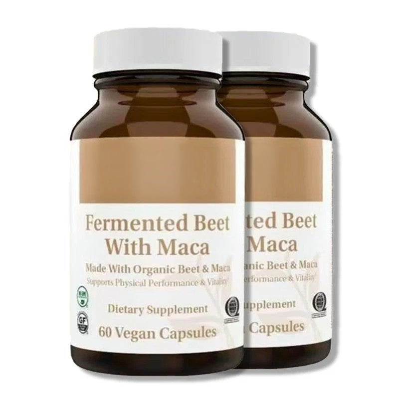 Fermented Beet with Maca by PRSPR Wellness - 60 Vegan Organic Capsules