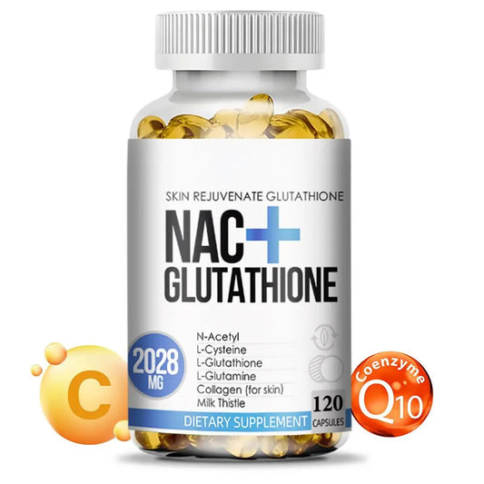 Daitea NAC + Glutathione 2028mg, 120 Capsules for Liver & Skin Health